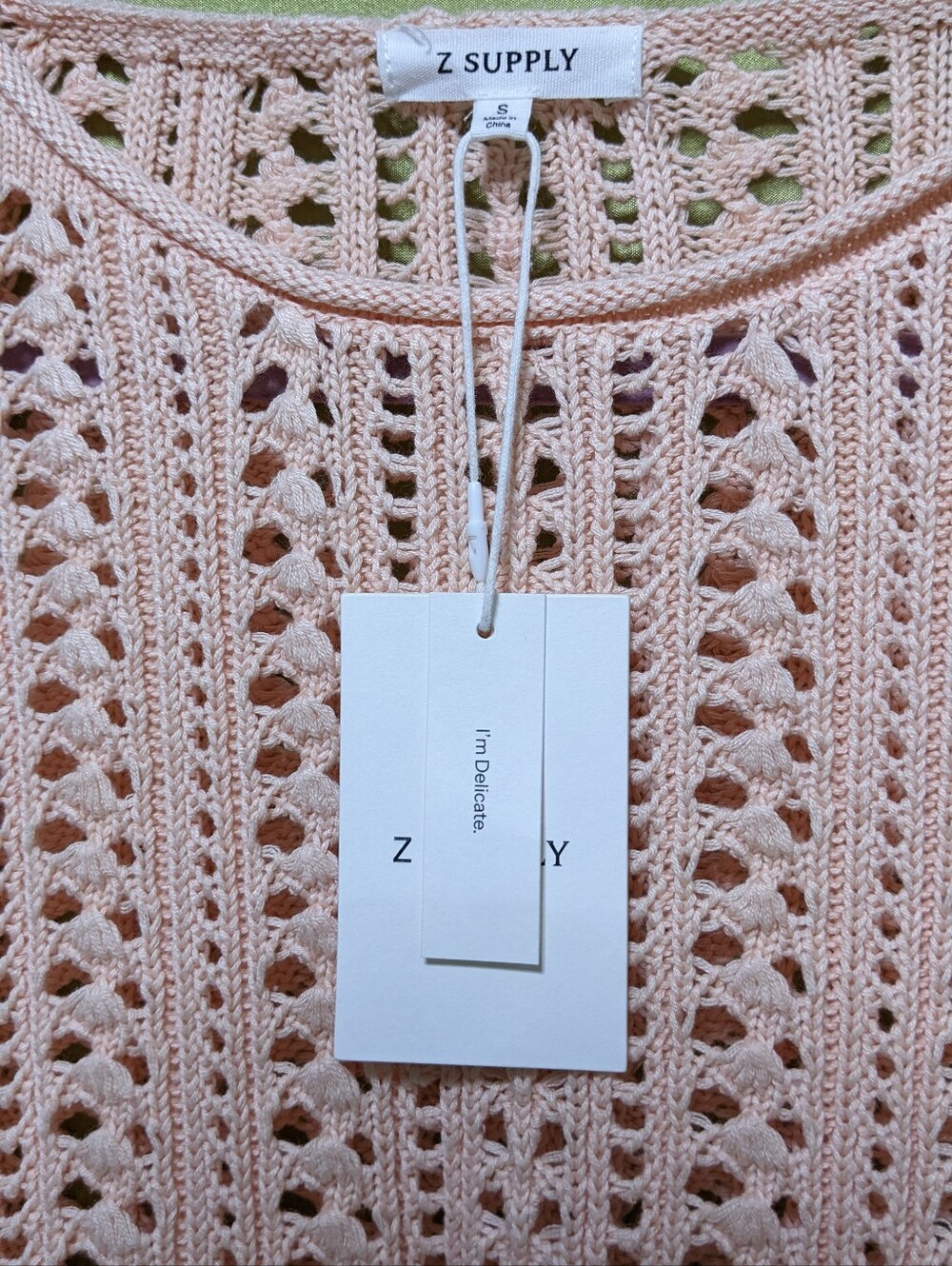 Z Supply Upland Crochet Sweater - Picture 6 of 8
